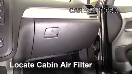 2010 Saturn Outlook XE 3.6L V6 Air Filter (Cabin) Replace